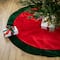 60" Red & Green Traditional Christmas Tree Skirt